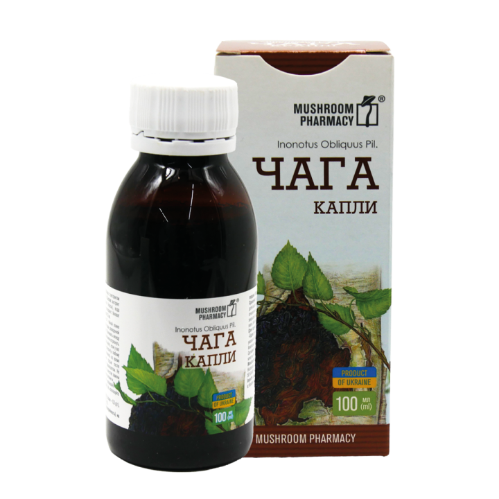Chaga Pilztropfen – Pilzapotheke, 100 ml