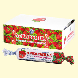 Askorbinka mit Erdbeergeschmack, Tabletten 25 mg, 10 Stk
