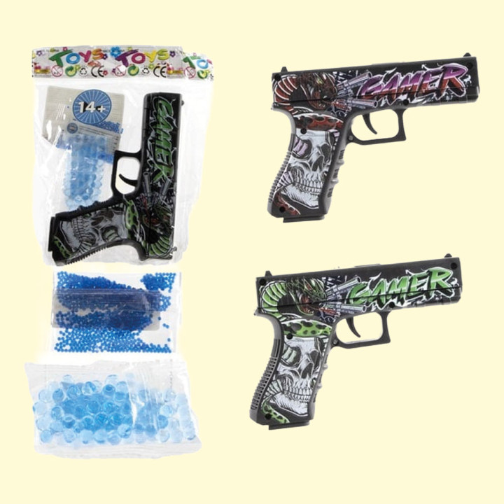 Gun 14 cm with balls