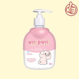 Baby-Flüssigseife Uti-Puti mit Aloe-Vera-Extrakt und Johanniskraut, 300 g