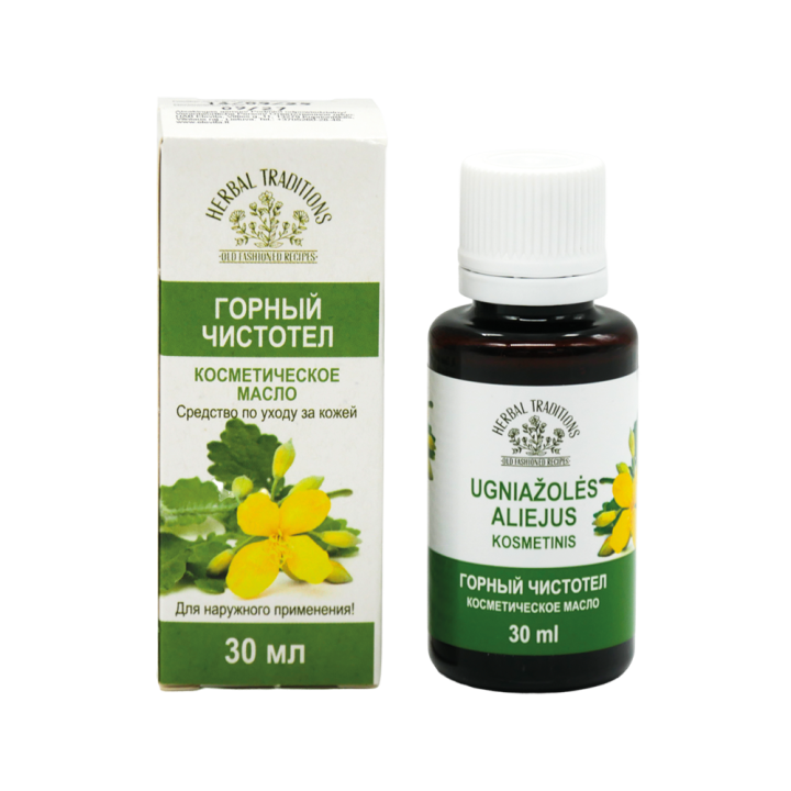 Herbal Traditions Mountain Celandine Cosmetic Oil, 30 ml