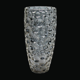 Ваза из темного стекла, 13,5 x 29,3 см