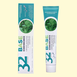 Toothpaste 32 PEARLS BASE CARE Fresh Breath and Bacteria Protection, 100 g