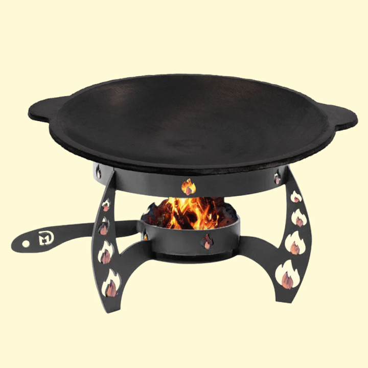 Ständer für Saj oder Kasan Ø 230 mm, Höhe 170 mm, Stärke 4 mm