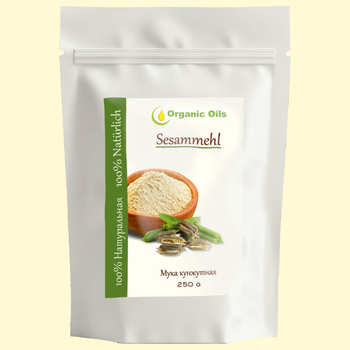 Мука кунжутная Organic Oils, 250 г
