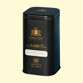 Chelton The Noble House – Super PEKOE – Bergamot loose tea in tin, 100 g