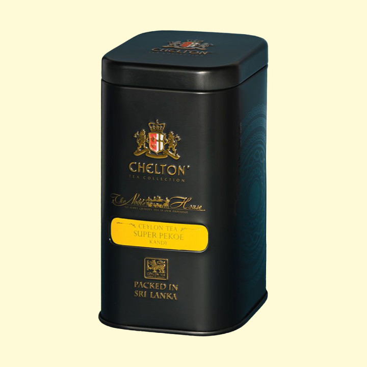 Chelton The Noble House – SUPER PEKOE loose black tea, 100 g in tin