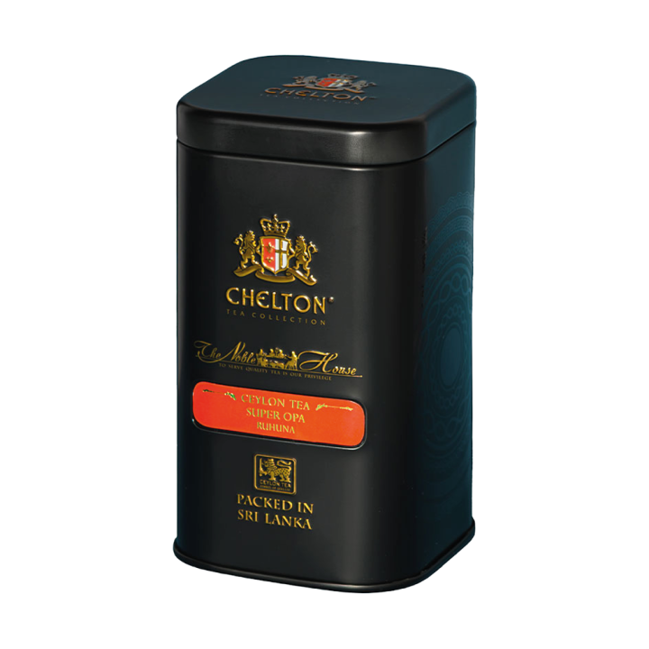 Chelton The Noble House – OPA Big Leaf loose black tea, 100 g in tin