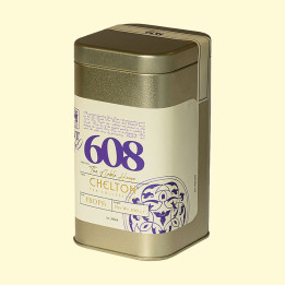 Chelton The Noble House – FBOPF1 N.608 Premiumtee, loser schwarzer Tee, 100 g, in Dose