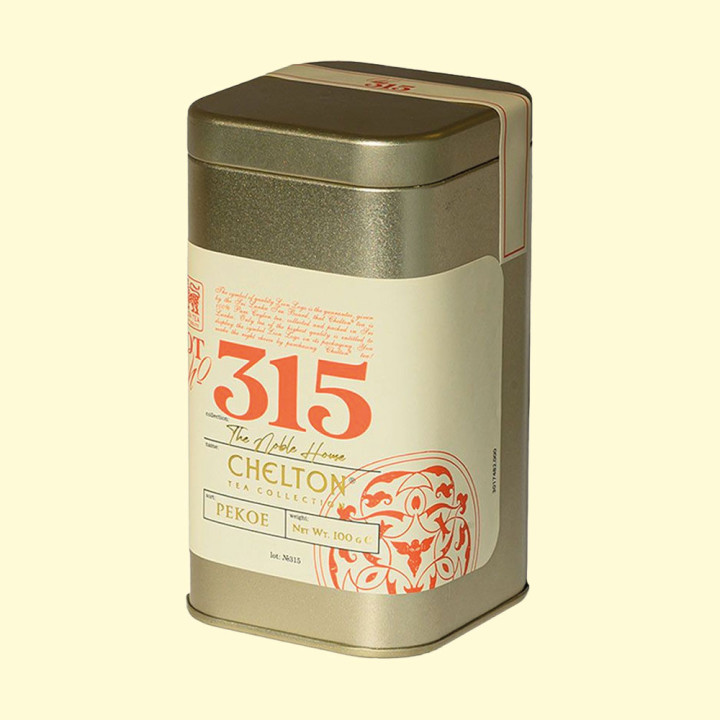 Chelton The Noble House – Premiumtee PEKOE N.315, loser schwarzer Tee, 100 g, in Dose
