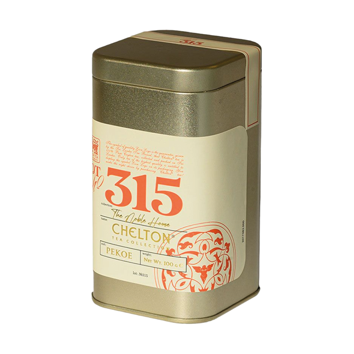 Chelton The Noble House – Premiumtee PEKOE N.315, loser schwarzer Tee, 100 g, in Dose