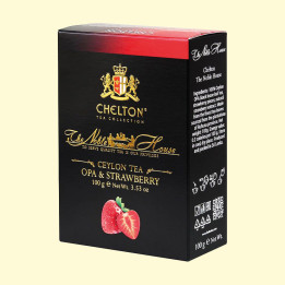 Chelton The Noble House – OPA Strawberry Premium Tea, loose black tea, 100 g
