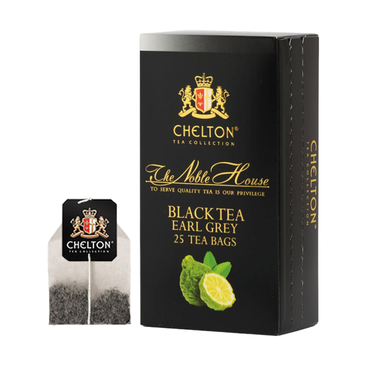 Chelton The Noble House – Black Earl Grey Tea Premium Tea, black tea with bergamot, 25 pcs