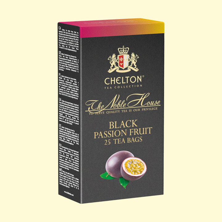Chelton The Noble House - Black Paradise Tea premium, schwarzer Tee mit Passionsfrucht in Beuteln, 2