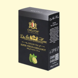 Chelton The Noble House – Super PEKOE mit Bergamotte Premiumtee, loser Tee, 100 g