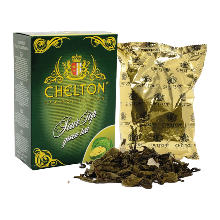 Chelton – Grüner Tee mit Soursop Premiumtee, loser Tee, 100 g