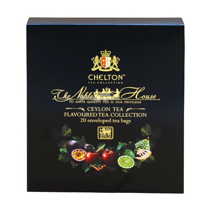 Chelton The Noble House – Gift Box with 4 Different Tea Varieties, 20 Tea Bags