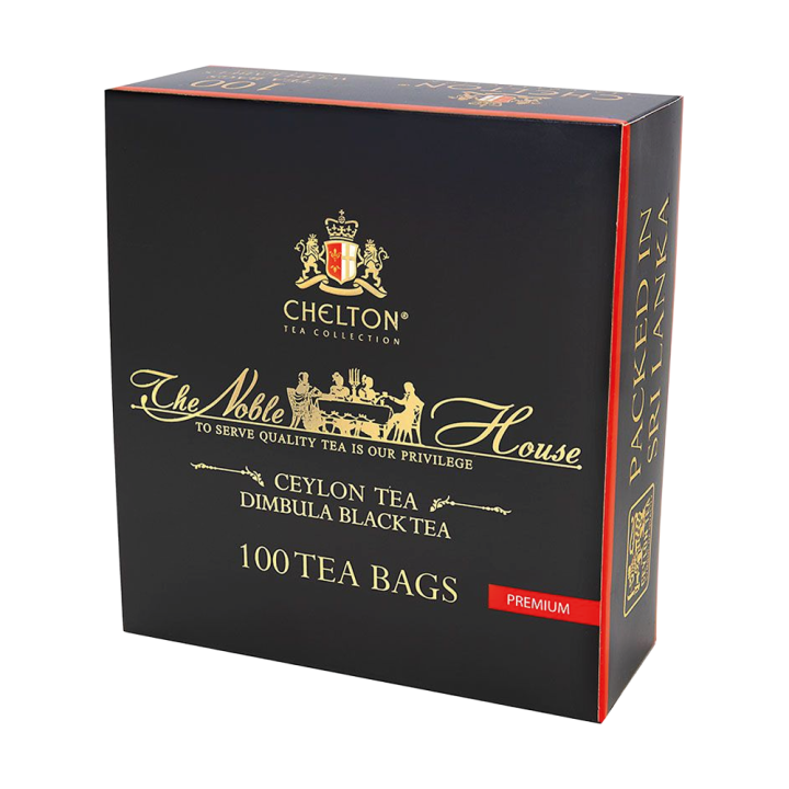 Chelton The Noble House – Dimbula Black, black Ceylon tea, 100 tea bags