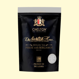 Chelton The Noble House – Pekoe mit Bergamot, schwarzer Ceylon-Tee, 400 g, loser Tee im Zippbeutel