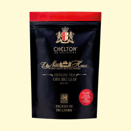Chelton The Noble House – OPA Big Leaf, schwarzer Ceylon-Tee, 400  g, loser Tee im Zippbeutel
