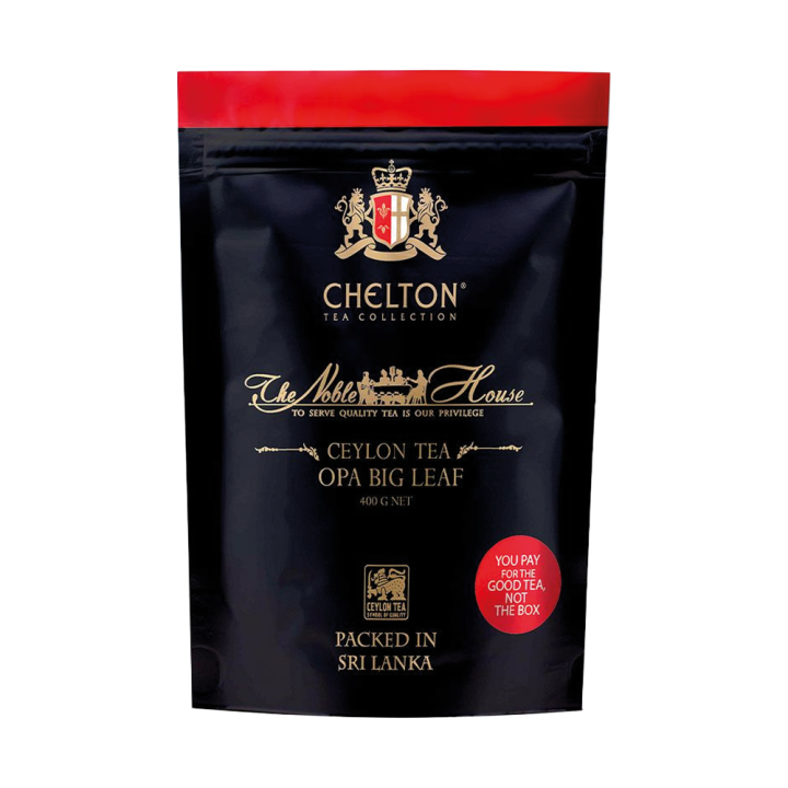 Чай Chelton The Noble House – OPA Big Leaf, черный цейлонский, 400  г, рассыпной, в пакете Zipp