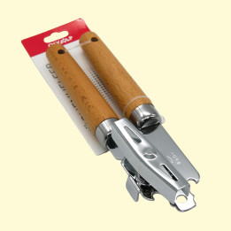 Can opener knife 20 cm, wood, steel
