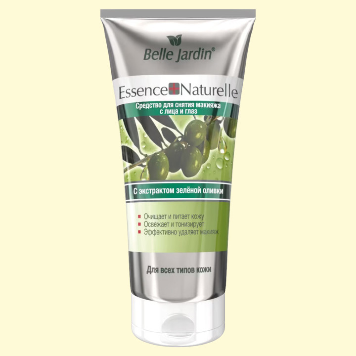 Belle Jardin Make-up Remover with Green Olive Extract, 200 ml