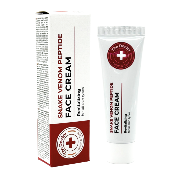 Creme Domashniy Doktor Health&Care Verjüngende Gesichtscreme mit Peptiden des Schlangengifts, 30 ml