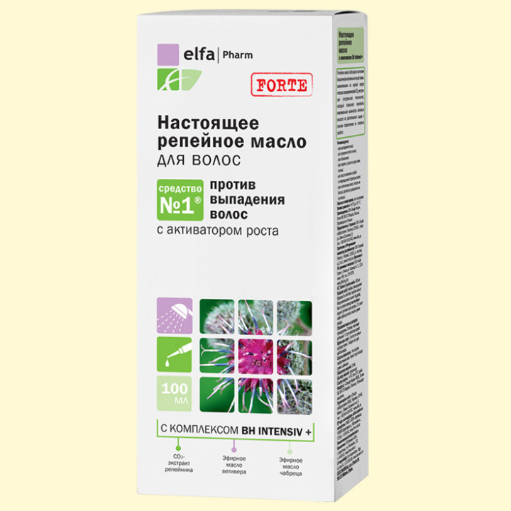 Klettenöl Elfa Pharm 100 ml, gegen Haarausfall *