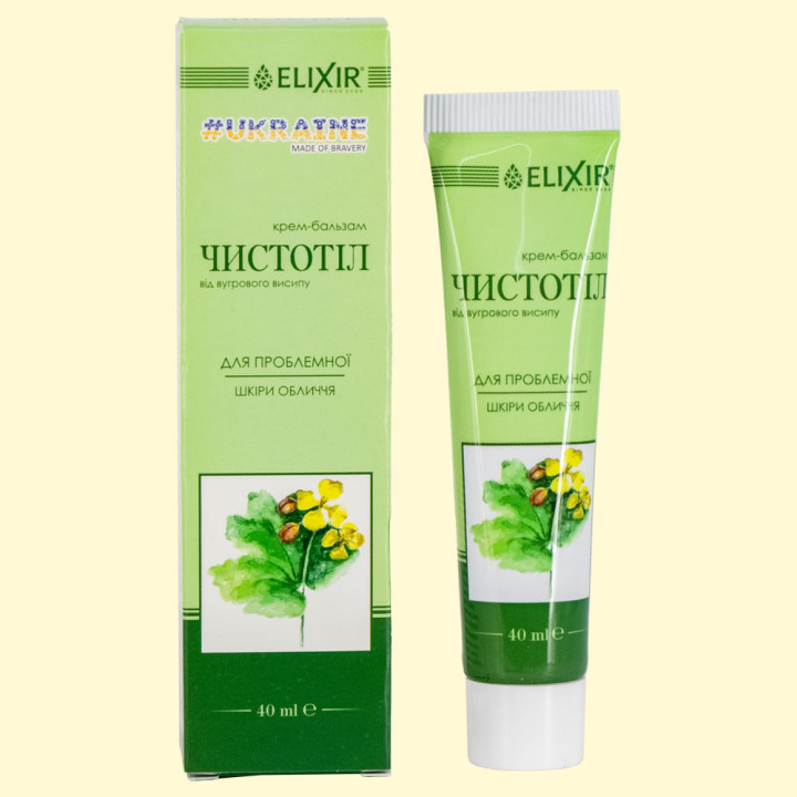 Cream-Balm Celandine Elixir for Acne, 40 ml