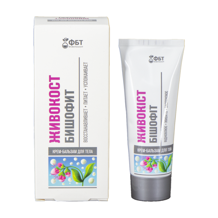 Cream-balm for the body Comfrey Bishofit, 75 ml