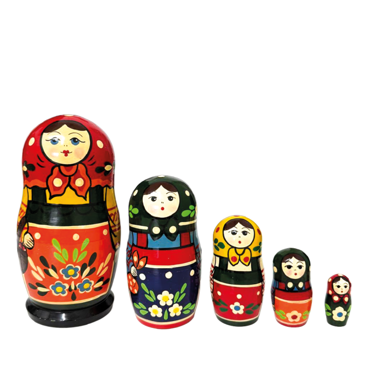 Matryoshka Zagorskaya M5, 15 cm, assorted designs