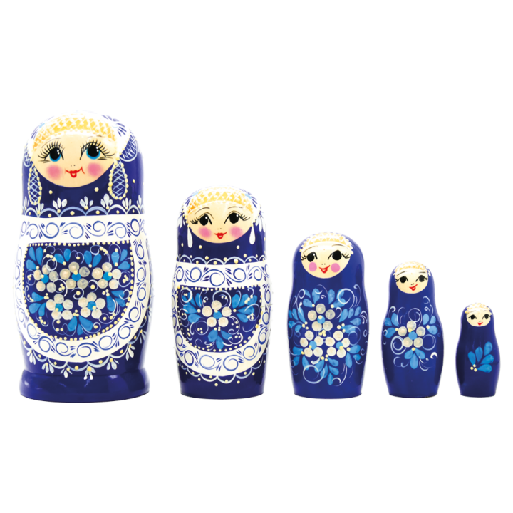 Матрёшка Новый Жемчуг M5, 18 см