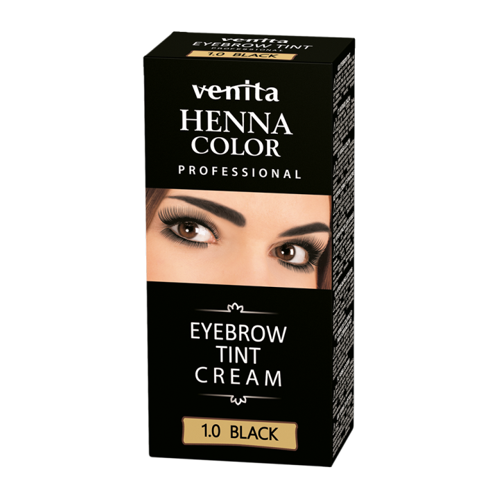 Henna colour for eyebrows Henna Color Professional 1.0 black 15 g