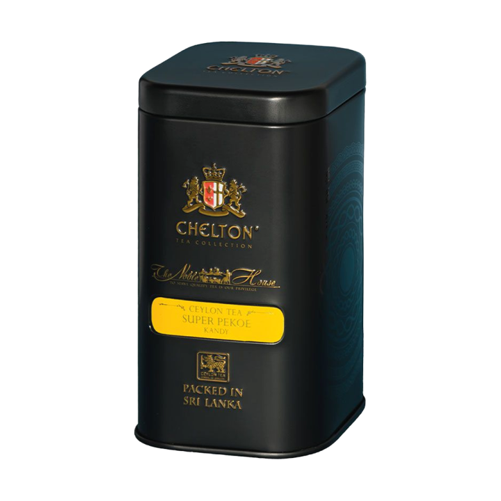 Chelton The Noble House – SUPER PEKOE, loser schwarzer Tee, 100 g in Dose