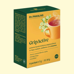 DR. PAKALNS GripActive горячий напиток, пакетики, 8 шт.