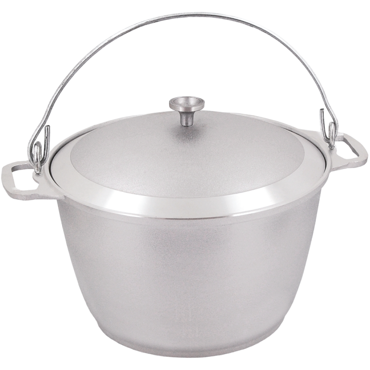 Kasan für Camping, 10L, Ø 30 cm, H 13 cm, 3,3 kg, Nicht für Weiterverkauf über Internet