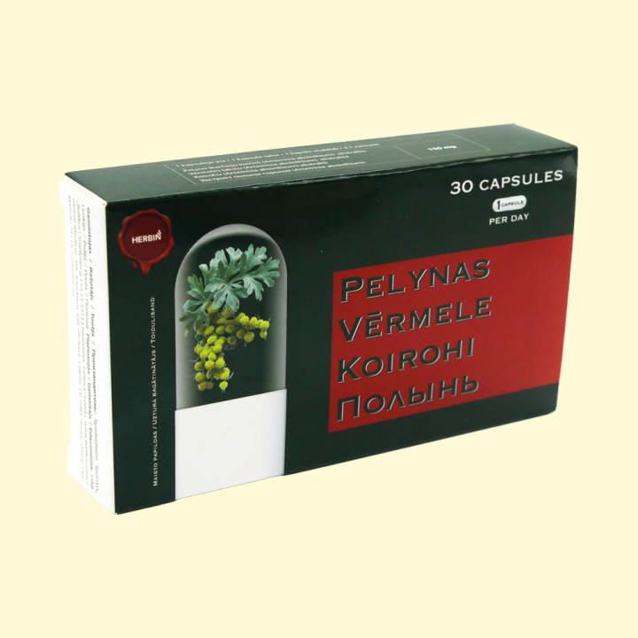 HERBIN Экстракт полыни, биологически активная добавка, 30 капсул