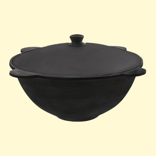 Uzbekischer Kasan 22 L , aus Gusseisen. mit Aludeckel *