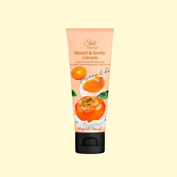 Shik Nectar hand and body cream Persimmon and chia, 75 ml
