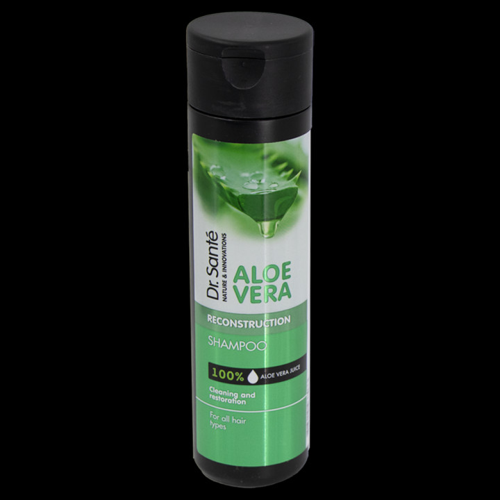 Shampoo Dr. Sante Aloe Vera für sanfte Reinigung von beschädigten und trockenen Haare, 250 ml