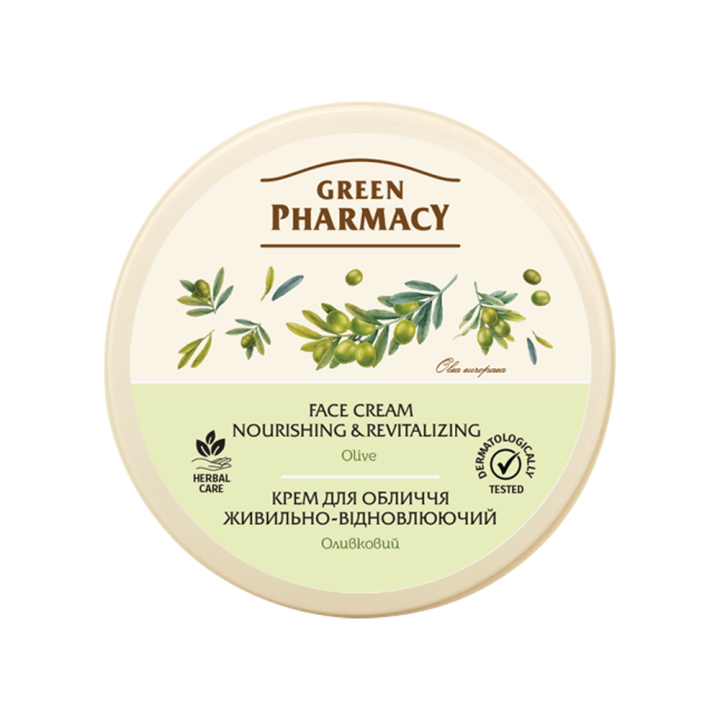 Gesichtcreme Grüne Apotheke 200 ml,Olive