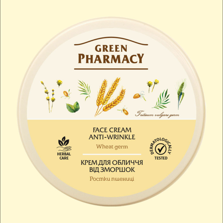 Gesichtcreme Grüne Apotheke 200 ml,Weizenkeime