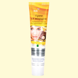 Belle Jardin Anti-Wrinkle Face Cream with Argan Oil and Hyaluronic Acid, 125 ml