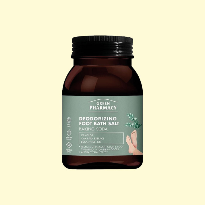 Green Pharmacy Deodorizing Foot Bath Salt, 400 g