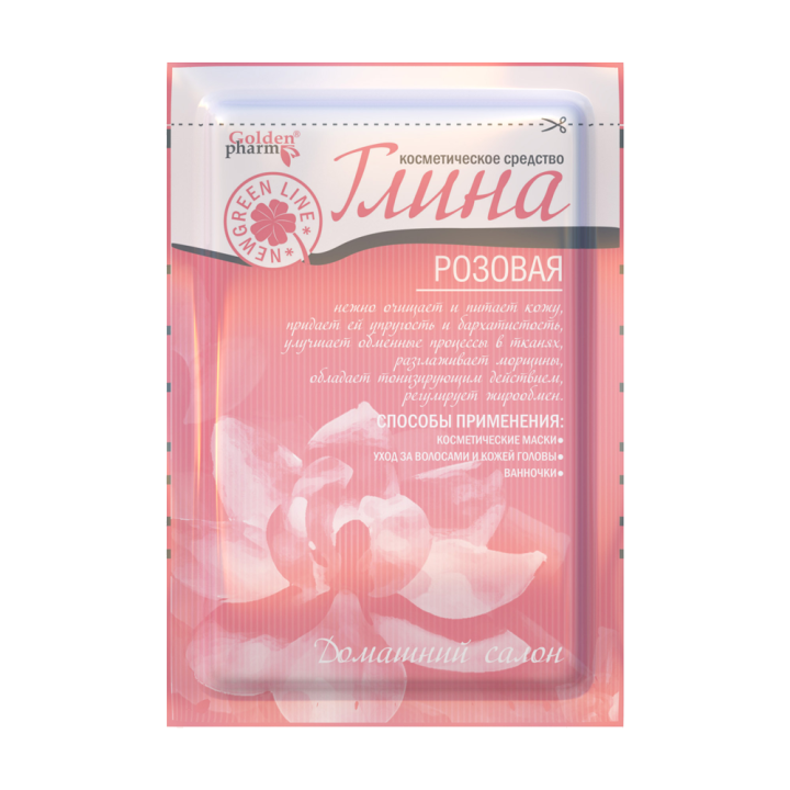 Kosmetischer Lehm, rose, 60 g *