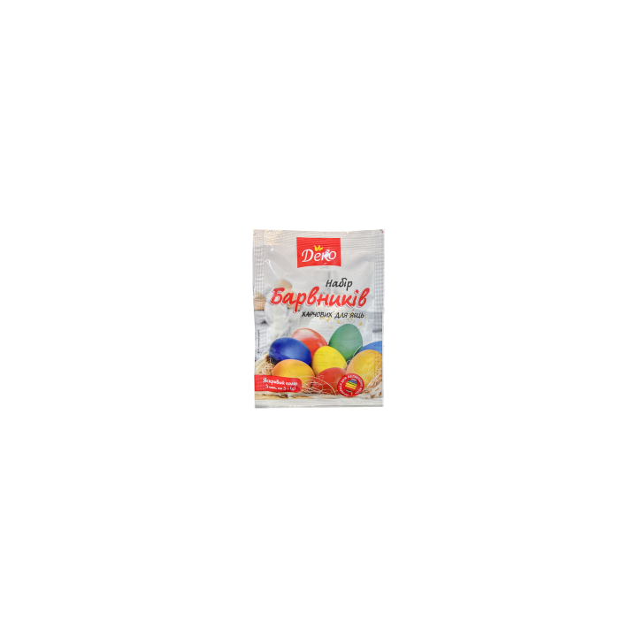 Eierfarben 5er-Set – Rot, Orange, Gelb, Grün, Blau, je 3 g *
