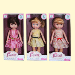 Puppe Plina 3 versch. Designs, 26 cm