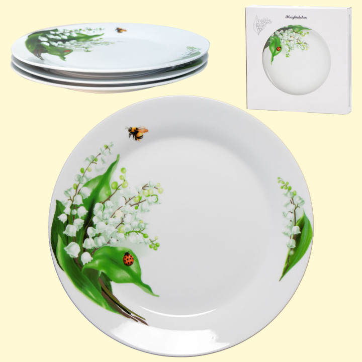Teller 3er Set Maiglöckchen Ø26,5 cm