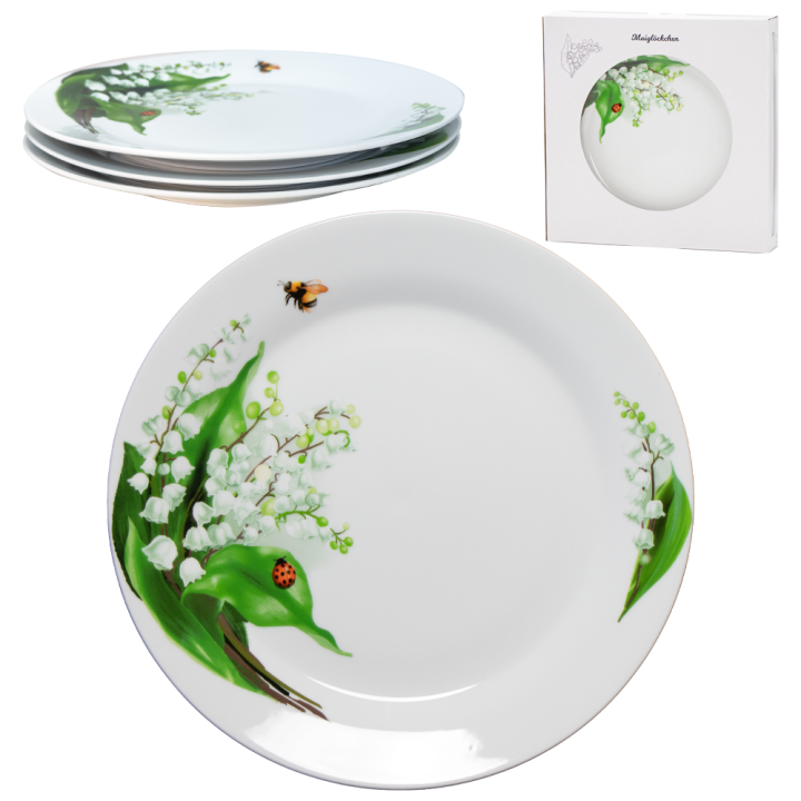 3-Piece Plate Set Lily of the Valley Ø26,5 cm